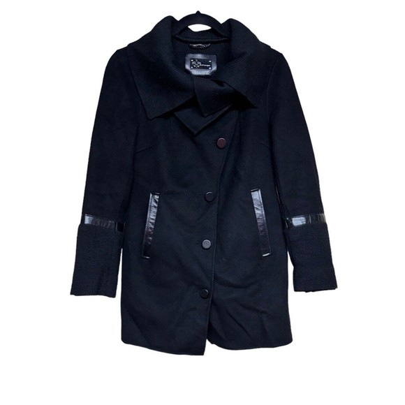 Mackage Wool Blend Coat Black Women’s Size PP